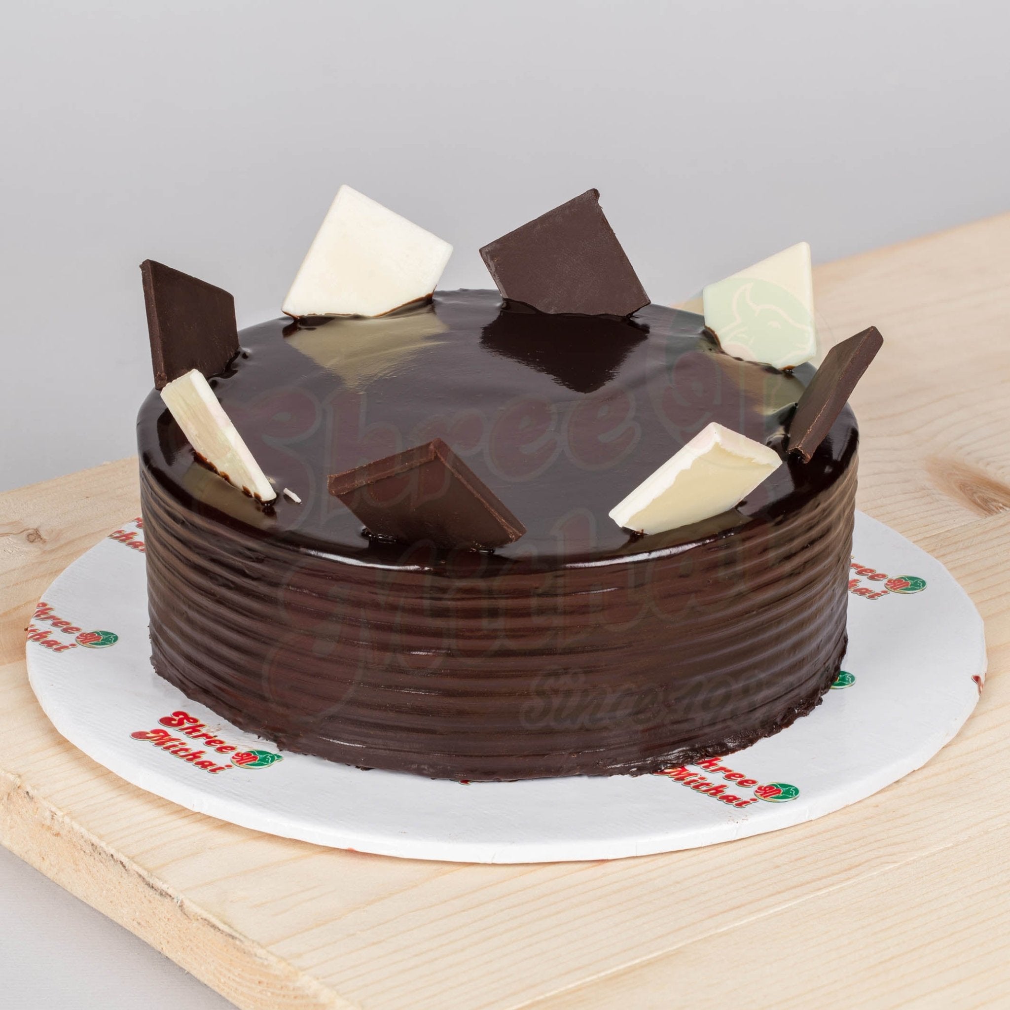 Easy Layered Chocolate Truffle Cake Recipe From a Box - Cupcakes and Cutlery
