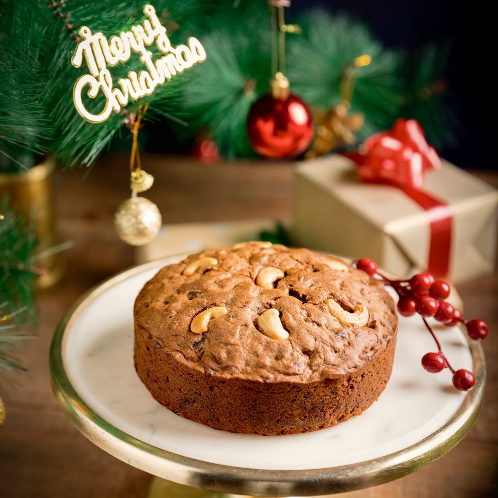 Christmas Special Almond Walnut Plum Cake With Handcrafted Papier Mâch –  TOKENZ