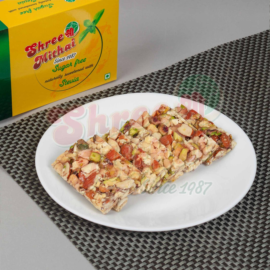 Sugarfree Dry Fruit Chikki - Shree Mithai